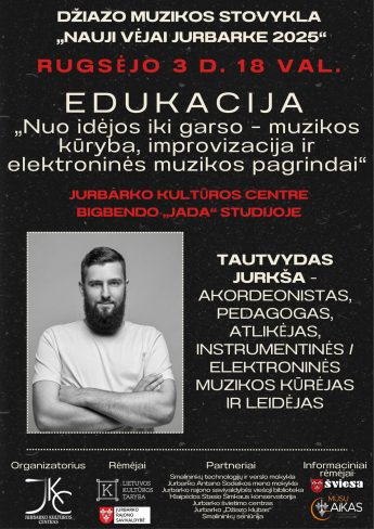 Edukacija „Nuo idėjos iki garso – muzikos kūryba, improvizacija ir elektroninės muzikos pagrindai“