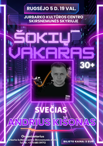 Šokių vakaras 30+