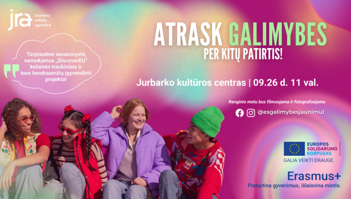 Susitikimas „Atrask galimybes per kitų patirtis!“