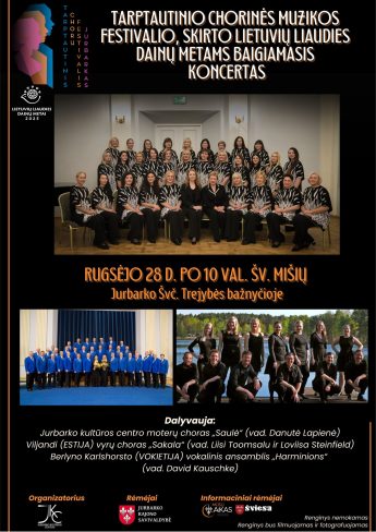 Tarptautinio chorinės muzikos festivalio uždarymo koncertas