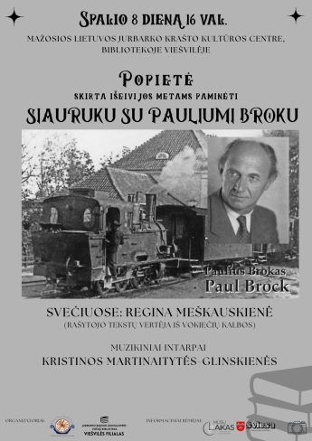 Popietė siauruku su Pauliumi Broku