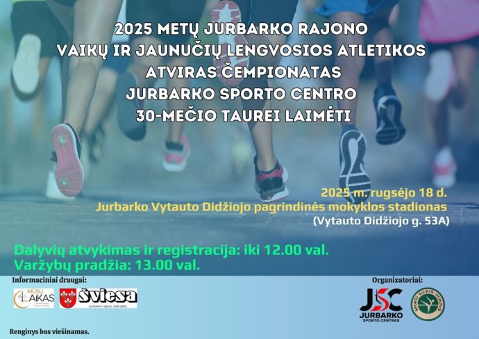 Kviečiame į lengvosios atletikos čempionatą!