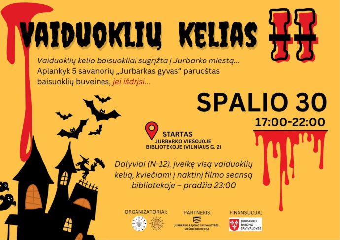 Helovinas Jurbarke – VAIDUOKLIŲ KELIAS II