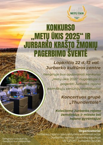 Konkurso „Metų ūkis 2025” ir Jurbarko krašto žmonių pagerbimo šventė