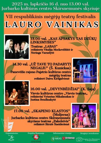 VII respublikinis mėgėjų teatrų festivalis „Lauro vainikas“