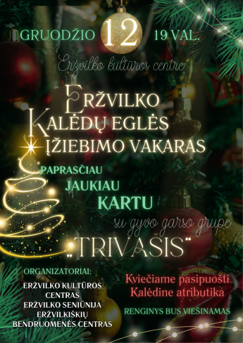 Eržvilko Kalėdų eglės įžiebimo šventė