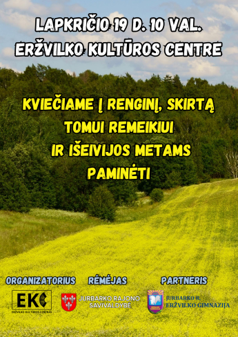 Renginys, skirtas Tomui Remeikiui ir išeivijos metams paminėti