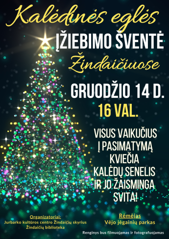 Kalėdinės eglės įžiebimo šventė Žindaičiuose