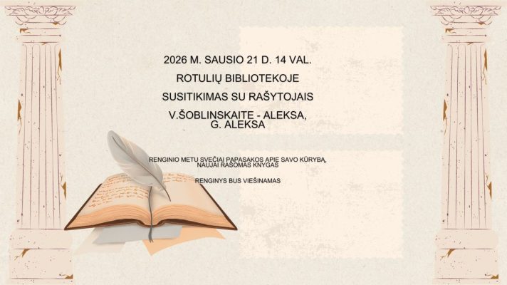 Susitikimas su rašytojais V. Šoblinskaite-Aleksa ir G. Aleksa