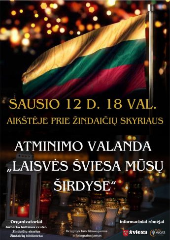 Atminimo valanda „Laisvės šviesa mūsų širdyse“ 
