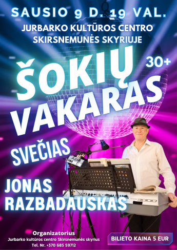 Šokių vakaras 30+