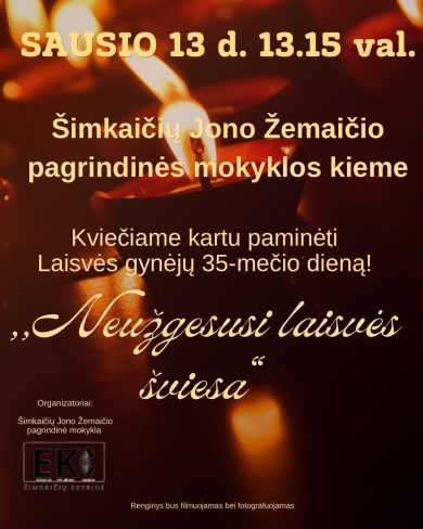 Neužgesusi laisvės šviesa