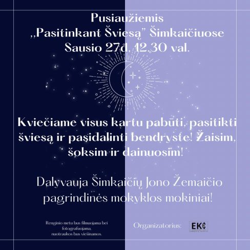 Pusiaužiemio šventė „Pasitinkant šviesą Šimkaičiuose”