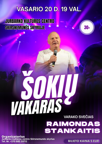 Šokių vakaras 30+
