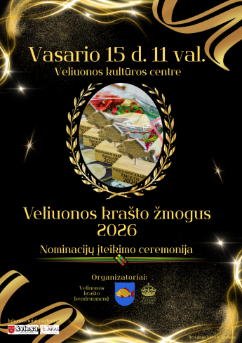 Nominacijų įteikimo ceremonija „Veliuonos krašto žmogus 2026“