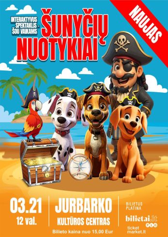 Interaktyvus spektaklis vaikams „Šunyčių nuotykiai“