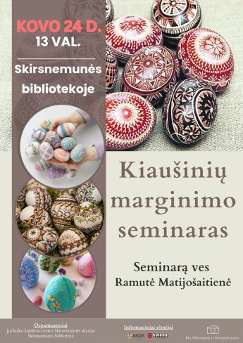 Kiaušinių marginimo seminaras