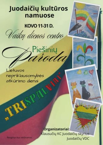 Vaikų dienos centro piešinių paroda