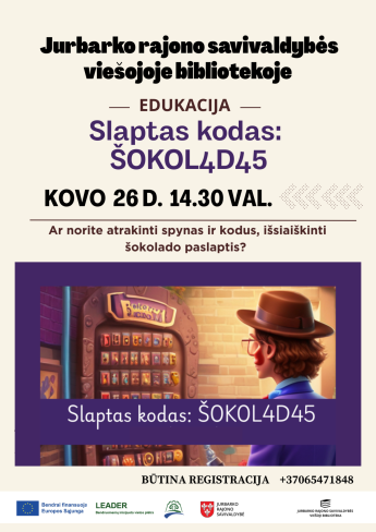 Edukacija „Slaptas kodas: šokol4d4s“