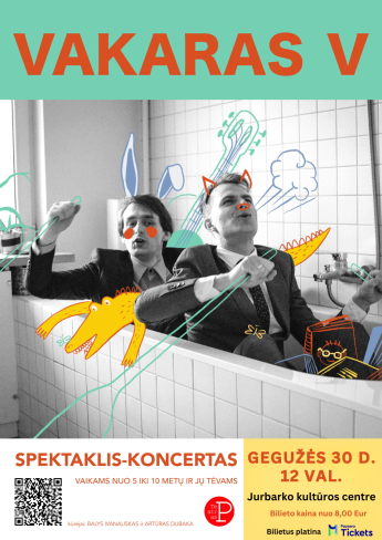 Vakaras V arba Žmonės, Krokodilai, Kiškiai – koncertas, poetinis spektaklis vaikams