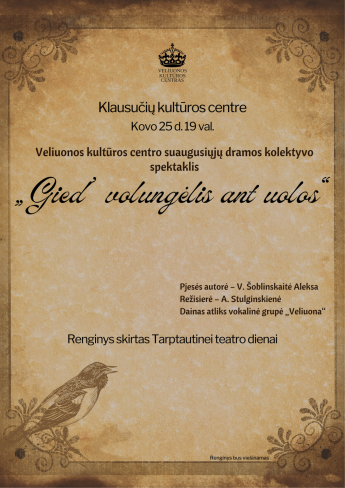 Renginys Teatro dienai paminėti