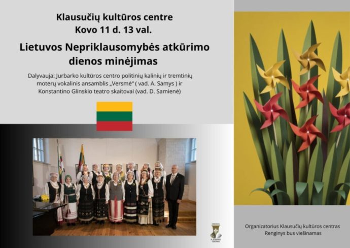 Kovo 11- osios minėjimas