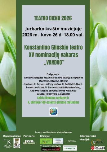 Konstantino Glinskio teatro XV nominacijų vakaras „Vanduo“