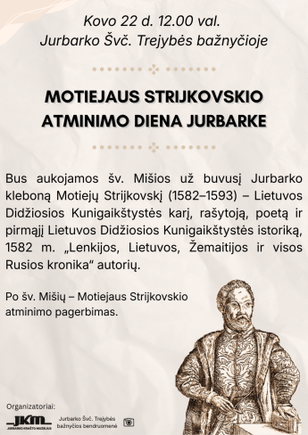 Motiejaus Strijkovskio atminimo diena Jurbarke