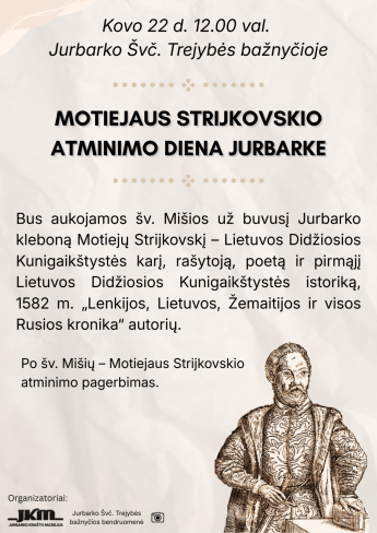 Motiejaus Strijkovskio atminimo diena Jurbarke