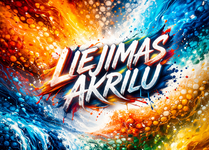 Kūrybinės dirbtuvės „Liejimas akrilu“