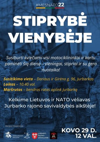 Lietuvos ir NATO vėliavų pakėlimo ceremonija
