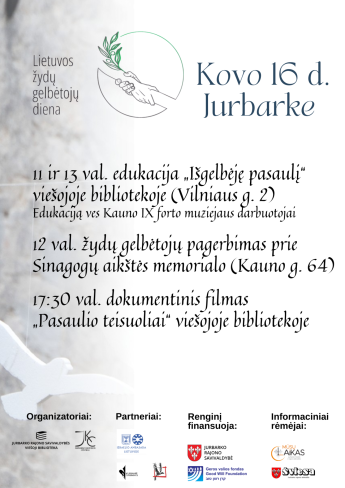 Lietuvos žydų gelbėtojų diena Jurbarke