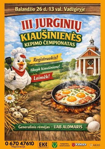 III Jurginių kiaušinienės kepimo čempionatas