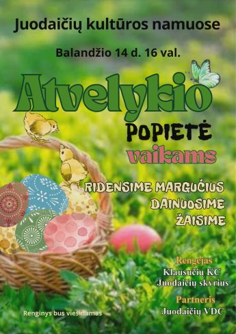 Atvelykio popietė vaikams