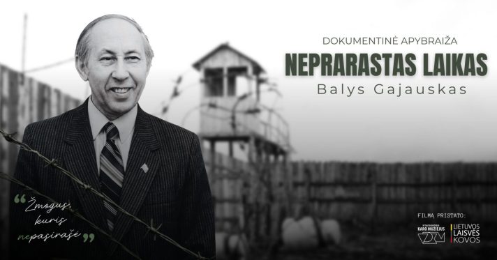 Dokumentinio filmo „Balys Gajauskas – neprarastas laikas“ peržiūra
