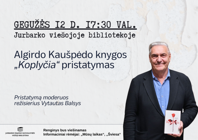 Algirdo Kaušpėdo knygos „Koplyčia“ pristatymas