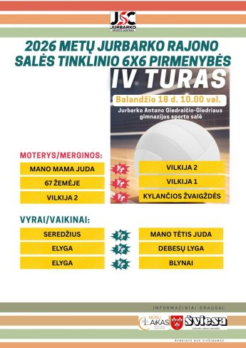 Kviečiame stebėti tinklinio varžybas