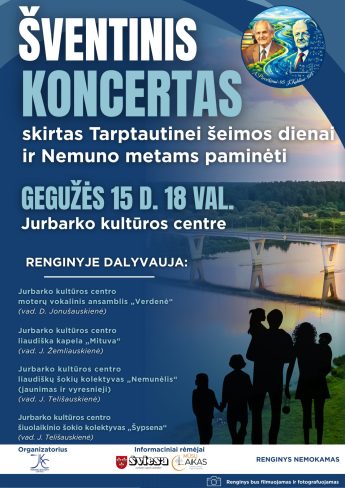 Šventinis koncertas, skirtas Tarptautinei šeimos dienai ir Nemuno metams paminėti
