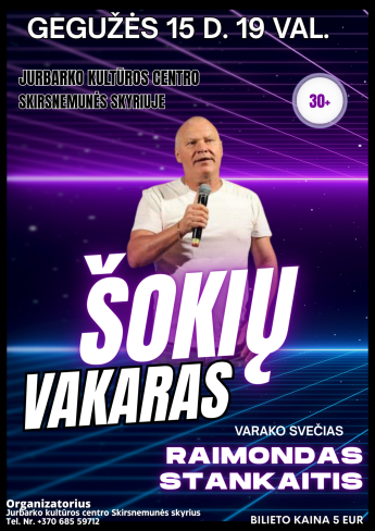 Šokių vakaras 30+