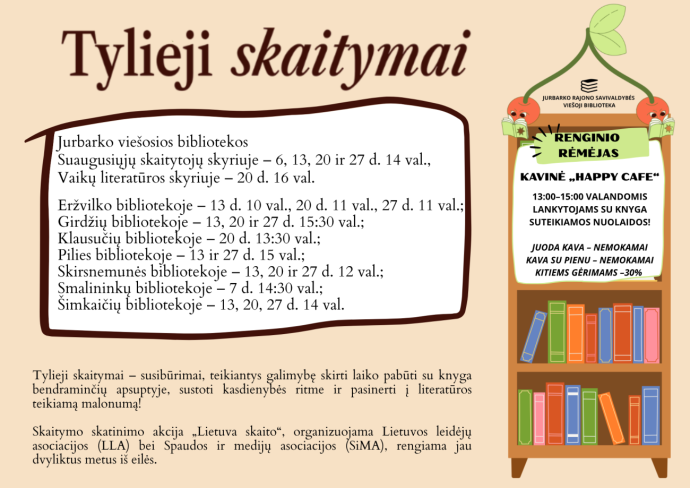 „Lietuva skaito“ – skaitome bibliotekose