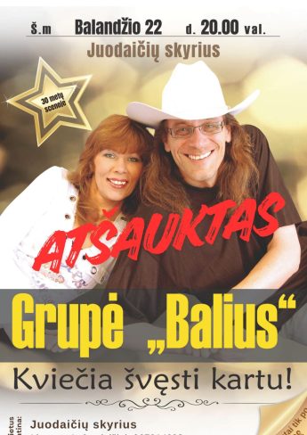 Grupės „Balius” koncertas