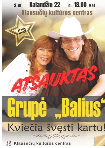 Grupės „Balius” koncertas