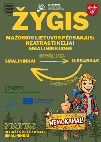 Žygis „Mažosios Lietuvos pėdsakais: neatrasti keliai Smalininkuose”