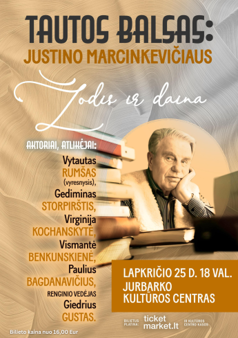 TAUTOS BALSAS: Justino Marcinkevičiaus žodis ir daina