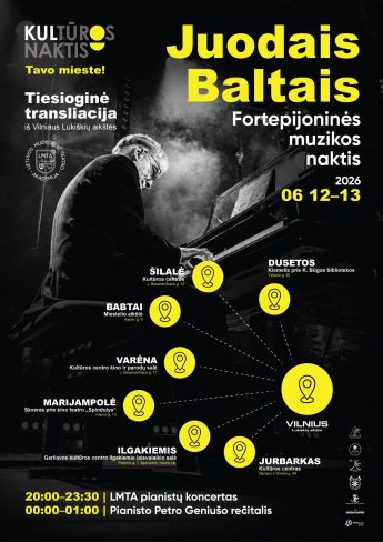 Kultūros naktis „Juodais baltais“