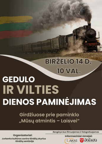 Gedulo ir vilties dienos paminėjimas Girdžiuose