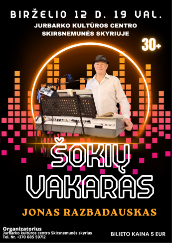 Šokių vakaras 30+
