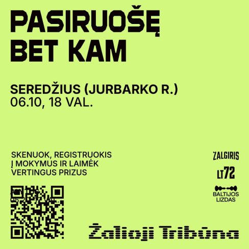 Mokymai bendruomenei ,,Pasiruošę bet kam”