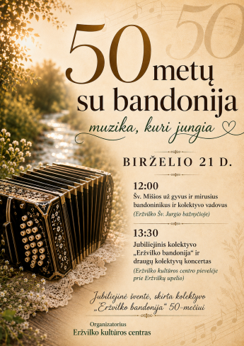 „50 metų su bandonija: muzika, kuri jungia”