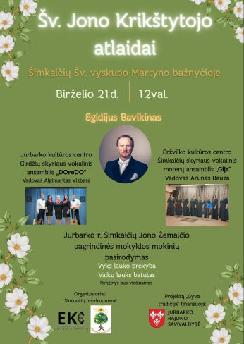 Šv. Jono atlaidų šventė Šimkaičiuose
